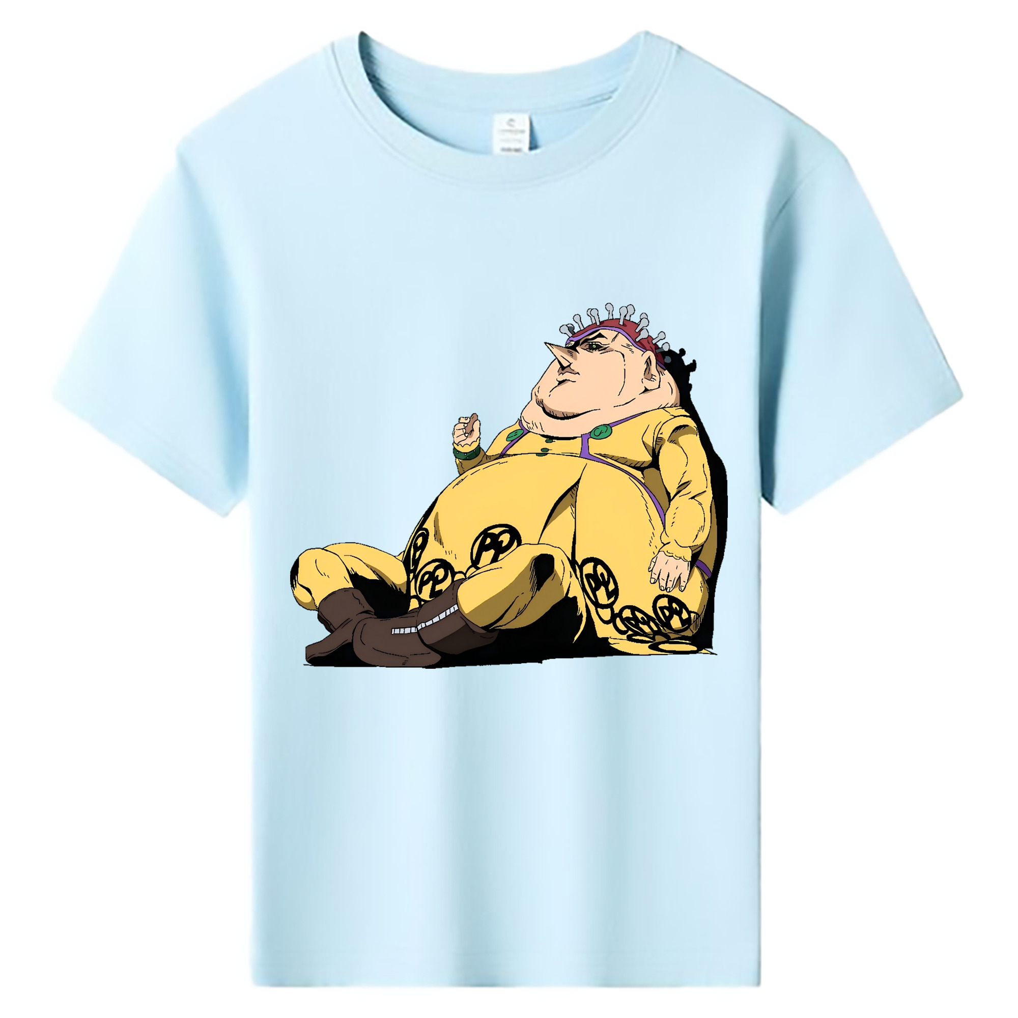 （画像用） ジョジョの奇妙な冒険 ポルポ JoJo's Bizarre Adventure Polpo 綿100％キッズTシャツ（フロントプリント）